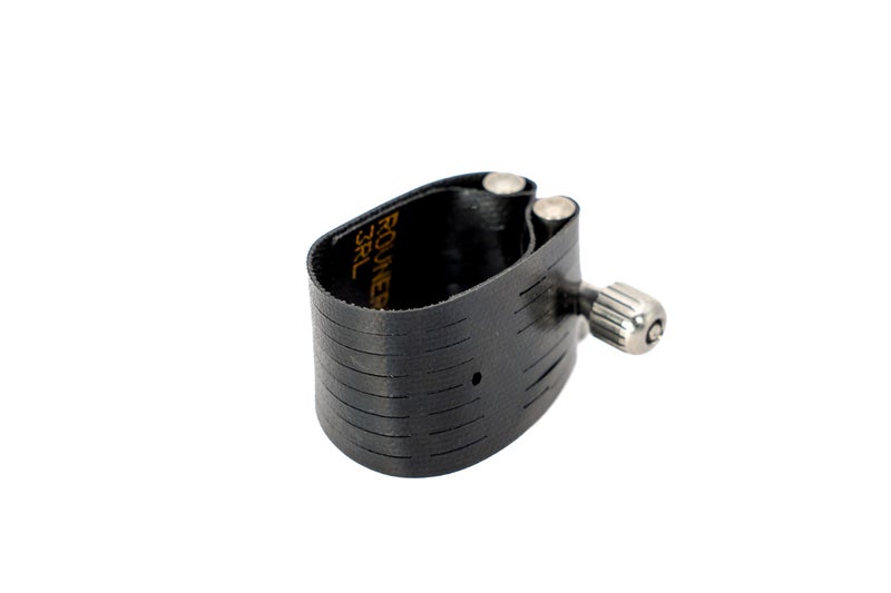 Rovner Ligature & Plastic Cap for Bass Clarinet - Dark Ligature for Hard Rubber Mouthpiece (3RL) - Image 3